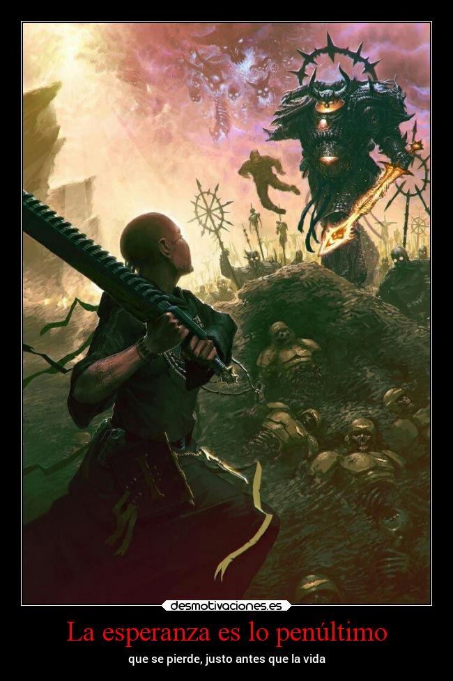 La esperanza es lo penúltimo -