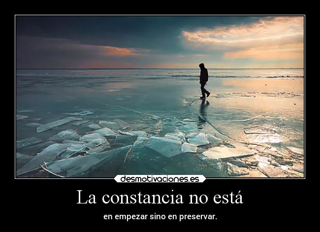 La constancia no está - 