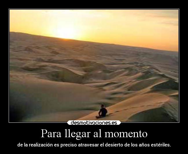 Para llegar al momento - 