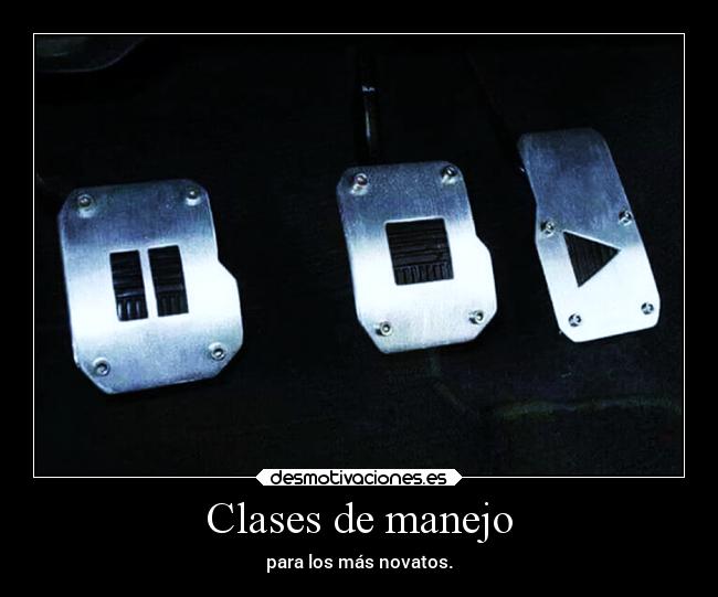 Clases de manejo - 