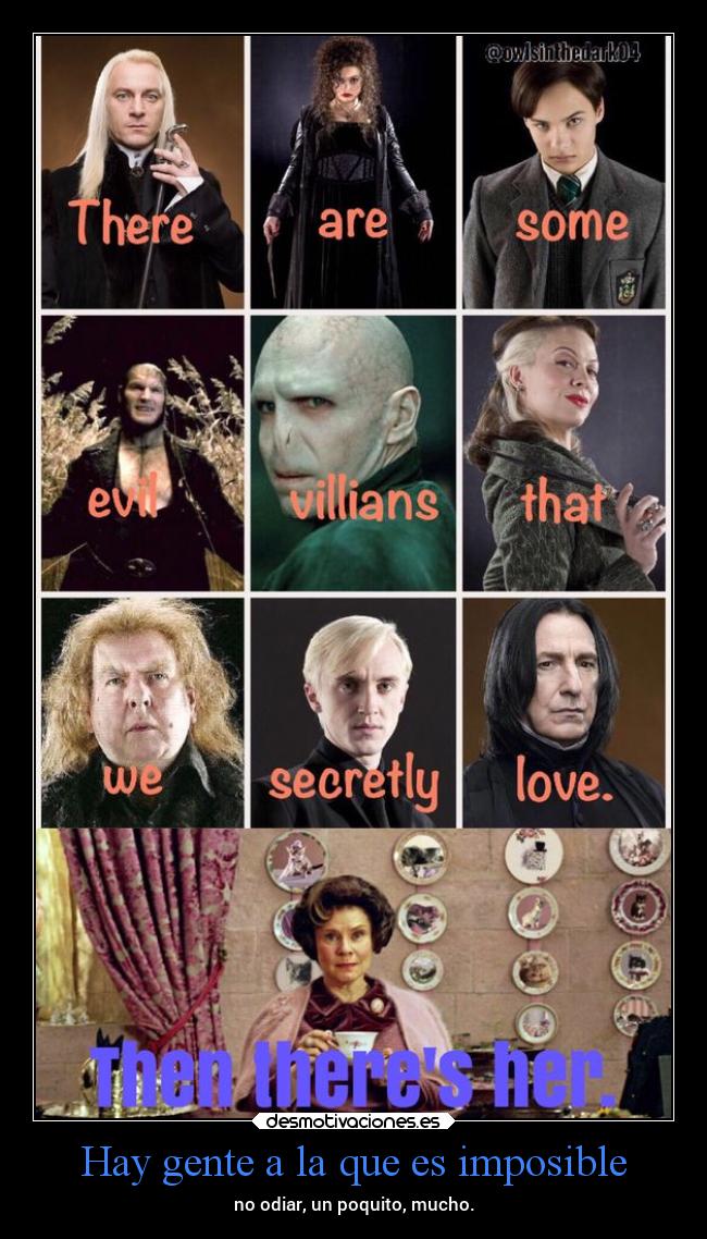 carteles imposible humor literatura cine harrypottermanda mortifagos desmotivaciones