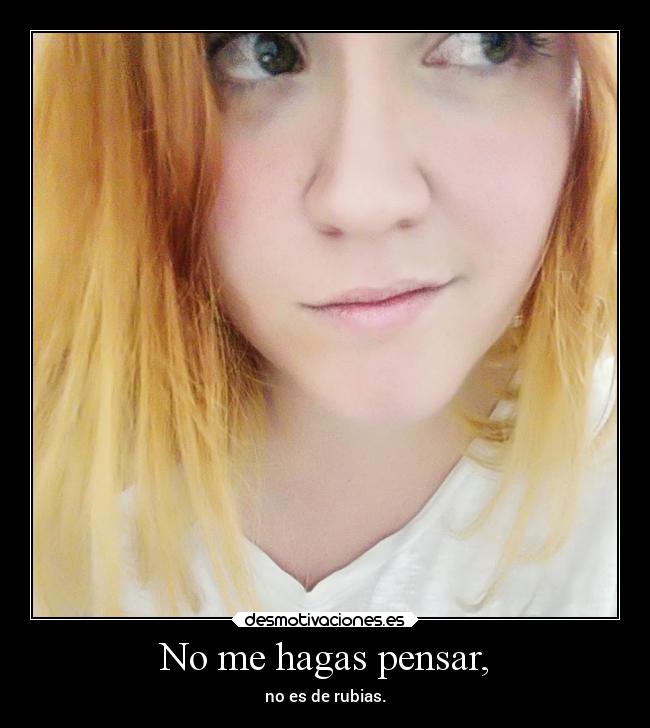 No me hagas pensar, - no es de rubias.