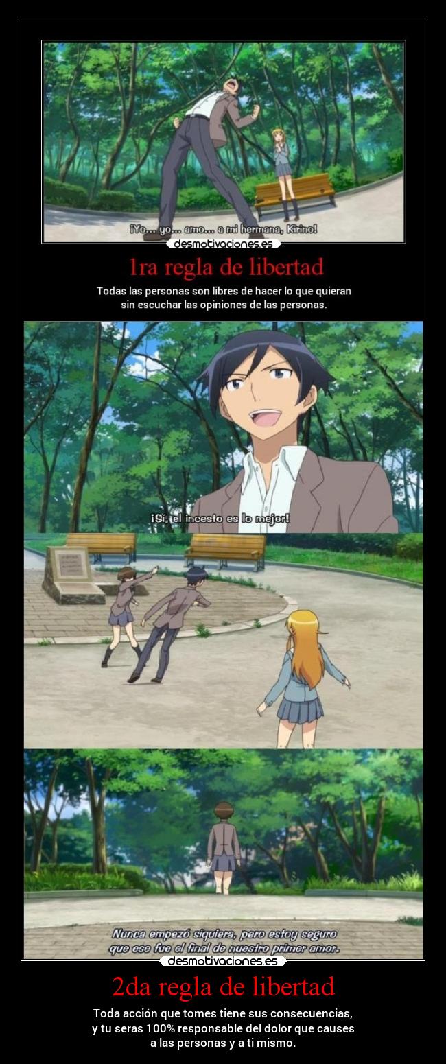 2da regla de libertad -
