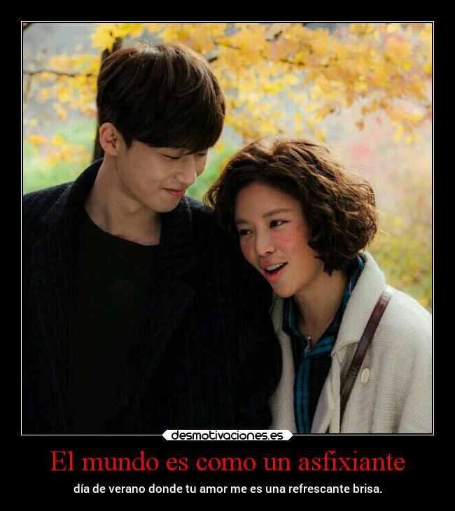 El mundo es como un asfixiante - 