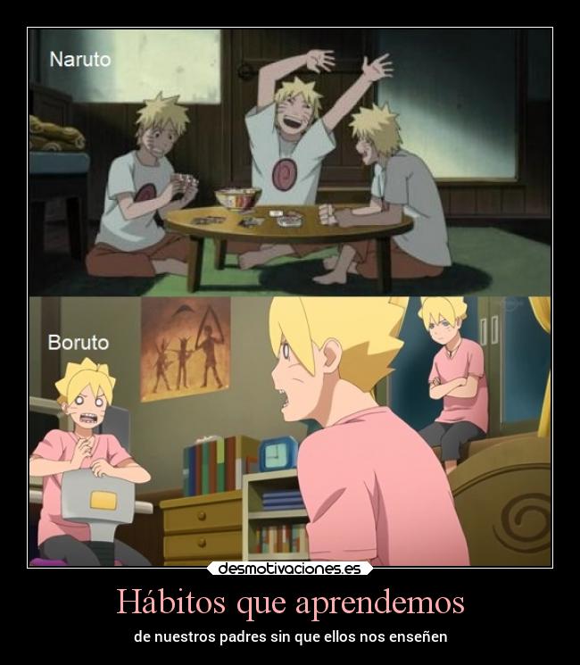 Hábitos que aprendemos - de nuestros padres sin que ellos nos enseñen