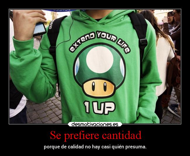 Se prefiere cantidad - 