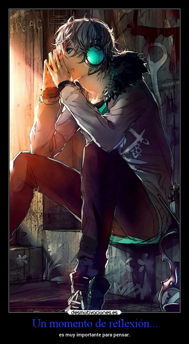 Un momento de reflexión... - 