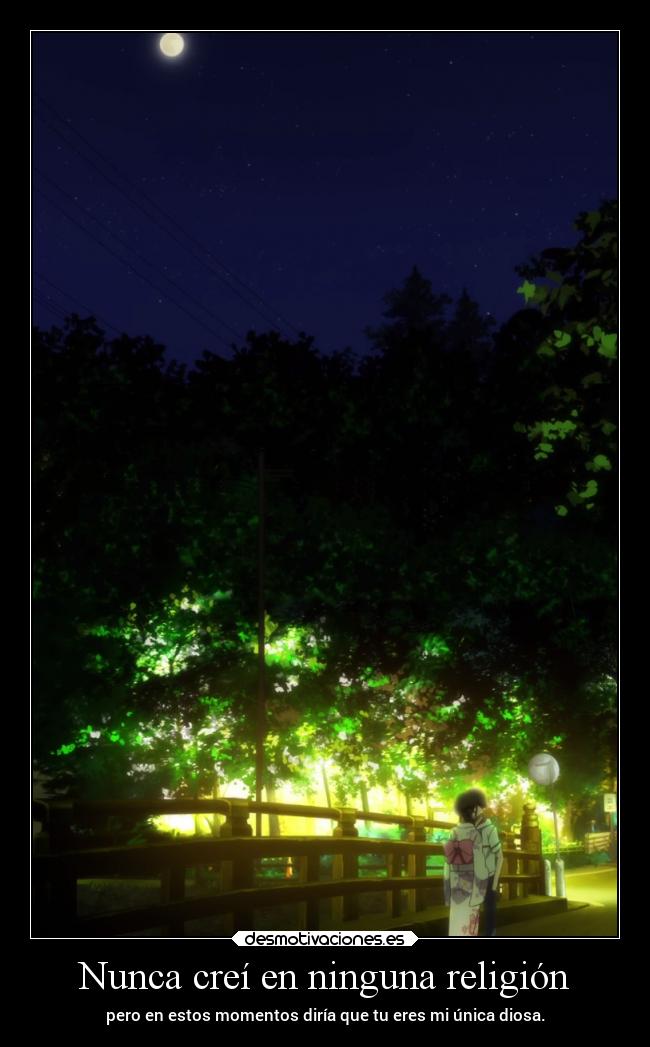 carteles religion celos esperanza idioma musica rock sentimientos pasado tsuki kirei tsukigakirei hypeanime desmotivaciones