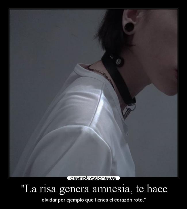 La risa genera amnesia, te hace -