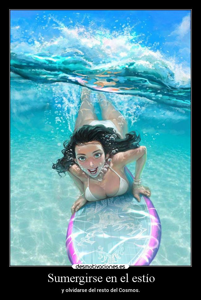 Sumergirse en el estío -