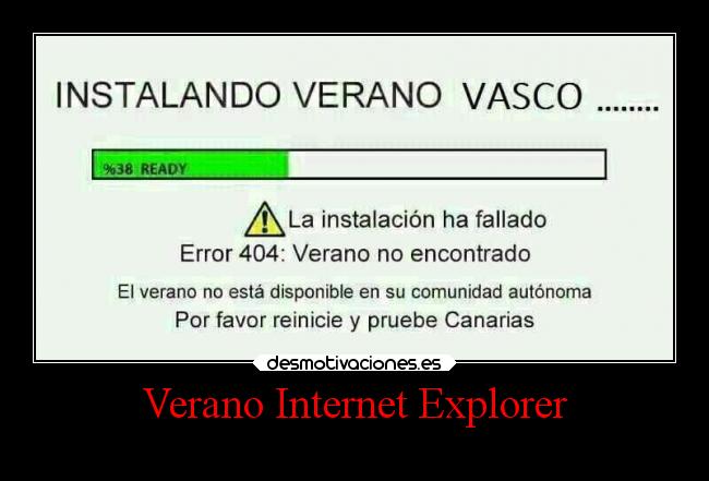 Verano Internet Explorer - 