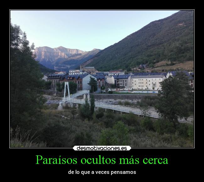 Paraísos ocultos más cerca - 