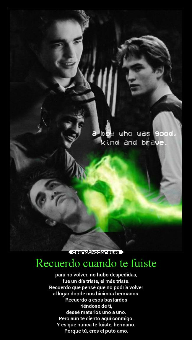 Recuerdo cuando te fuiste - 