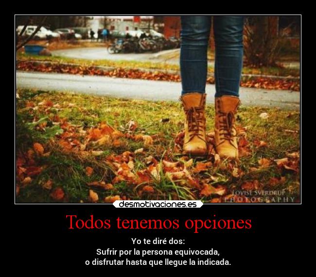 Todos tenemos opciones -