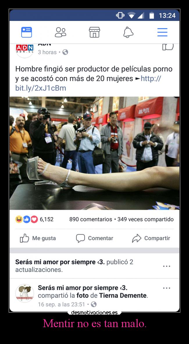 Mentir no es tan malo. -