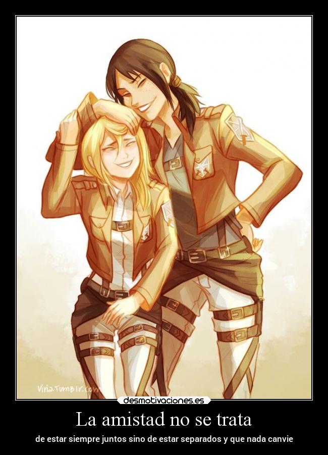 La amistad no se trata -