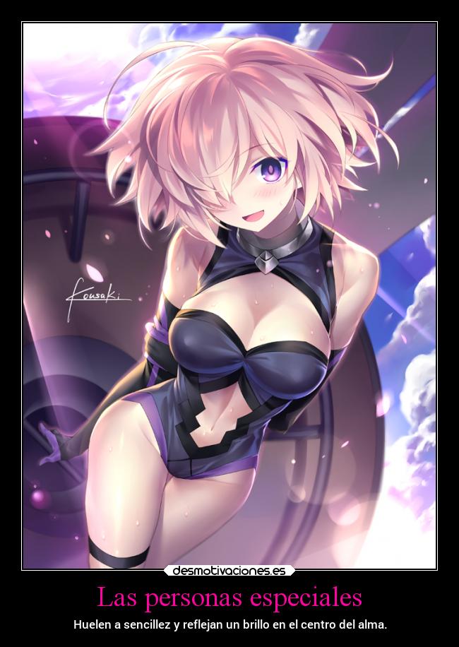 Las personas especiales - Huelen a sencillez y reflejan un brillo en el centro del alma.