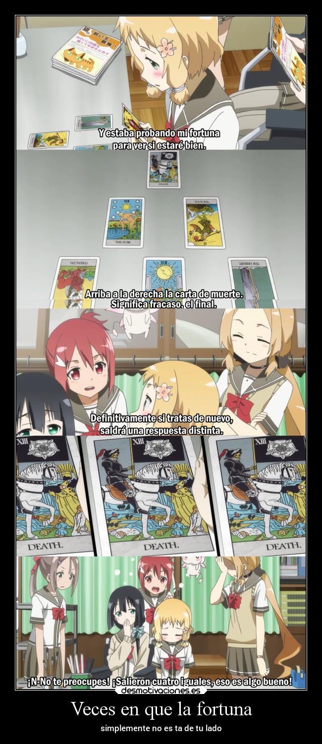 Veces en que la fortuna - simplemente no es ta de tu lado
