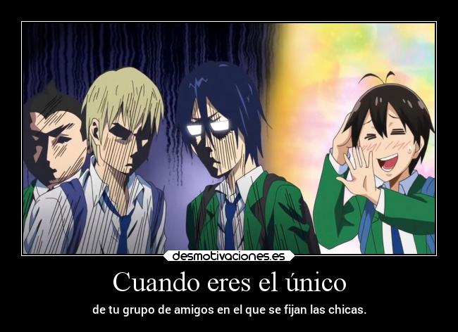 carteles anime amor risa amigos raptorhunters cosasqueojalamepasasen xdxd harukaze erosekai hajimetenogal desmotivaciones