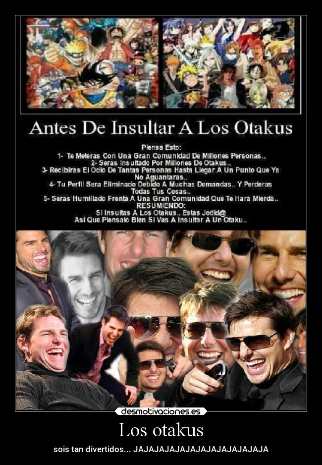 carteles anime clanhoygan follar otakus otakumuertoabonopamihuerto desmotivaciones