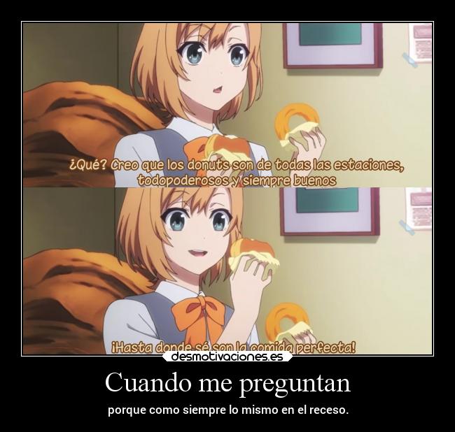 Cuando me preguntan -