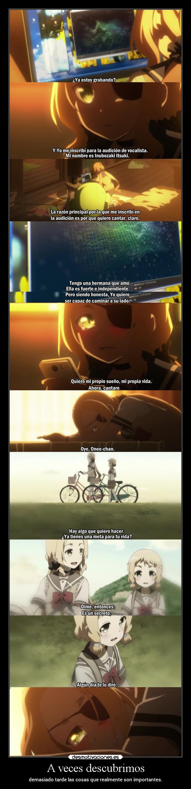 carteles anime descubrir tarde importante raptorhunters recuerdo desmotivaciones