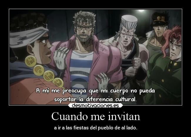 Cuando me invitan - 