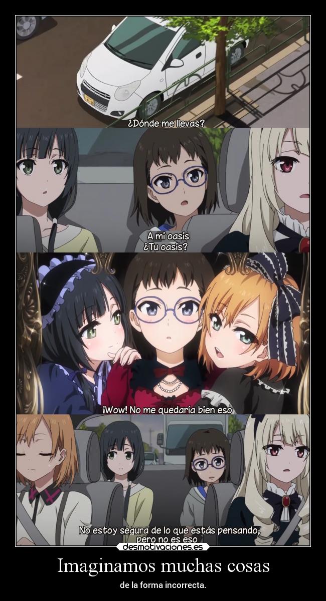 carteles anime imaginar pensar forma incorrecta errar raptorhunters desmotivaciones