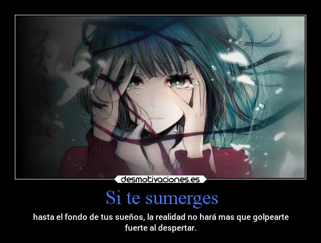 Si te sumerges -