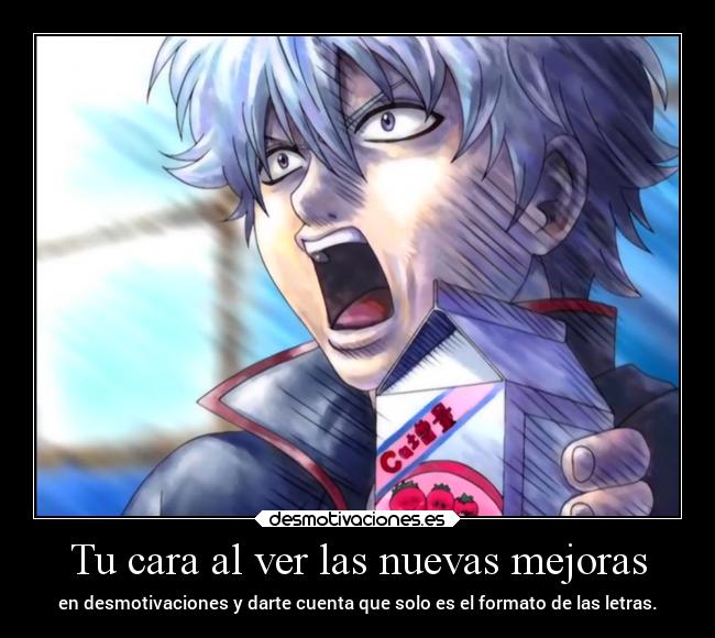carteles anime mejora desmo letra fallar poco comedia raptorhunters desmotivaciones