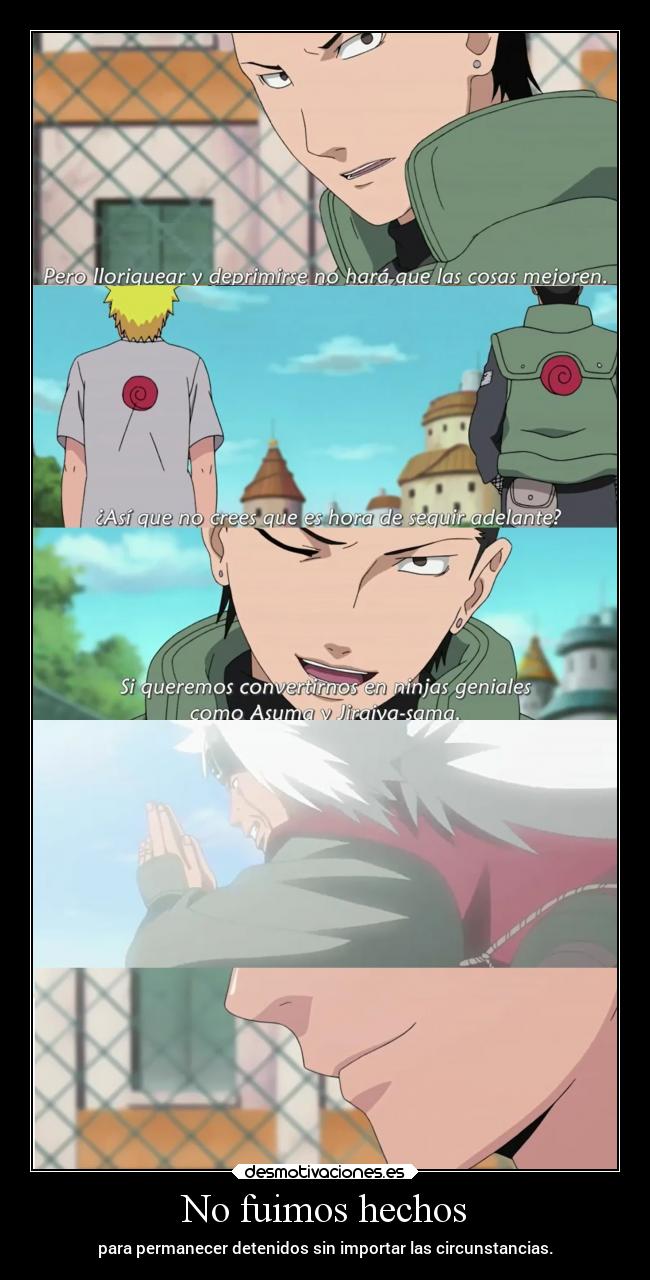 carteles anime ser humano permanecer tranquilo quedar raptorhunters parado mover avanzar desmotivaciones