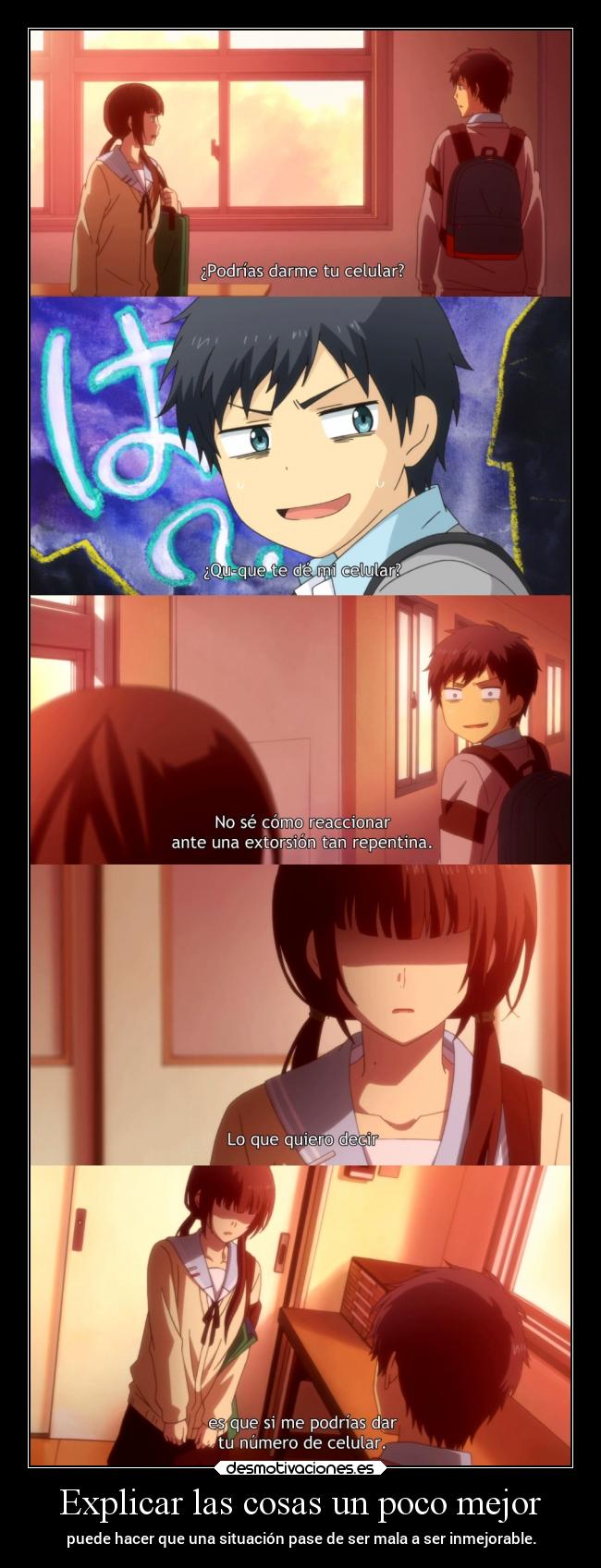 Explicar las cosas un poco mejor -