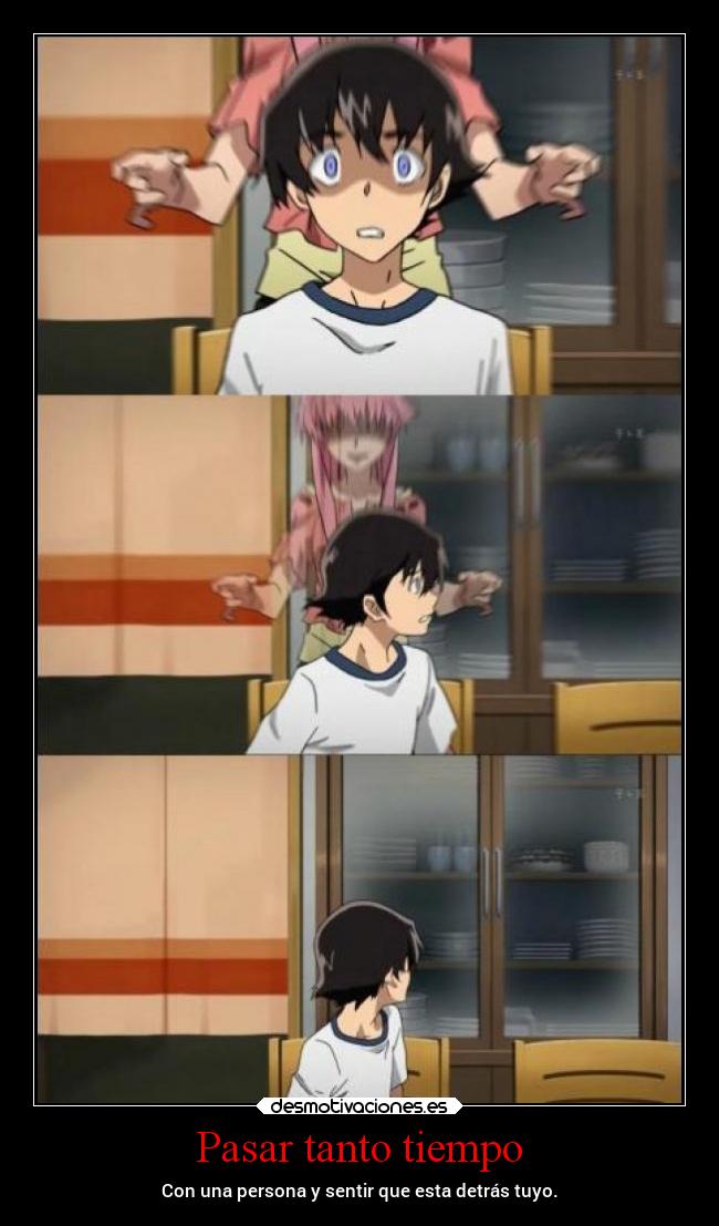 carteles anime yuno yukki mirai nikki desmotivaciones