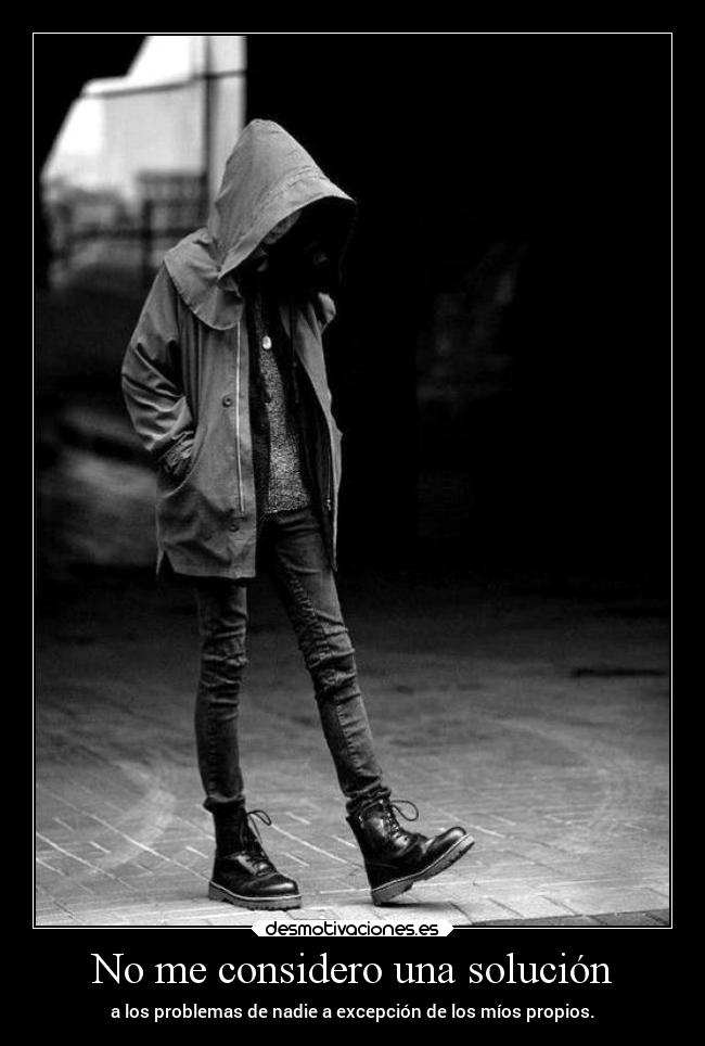 No me considero una solución -