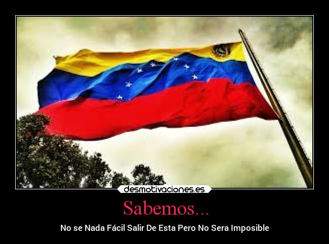 Sabemos... - No se Nada Fácil Salir De Esta Pero No Sera Imposible