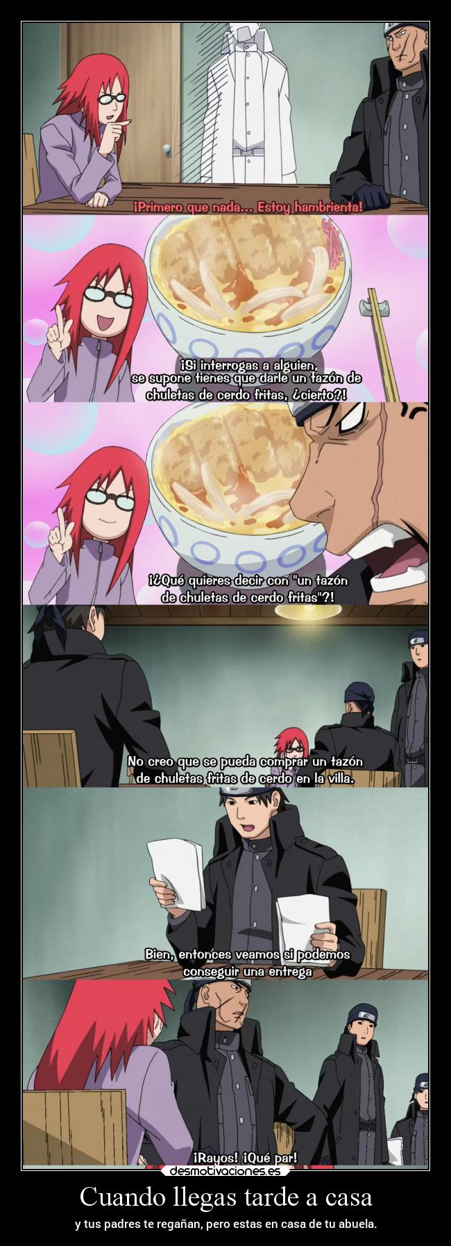 carteles casa anime casa tarde abuela consentir raptorhunters regano salvar desmotivaciones