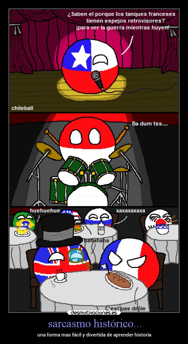 sarcasmo histórico... -