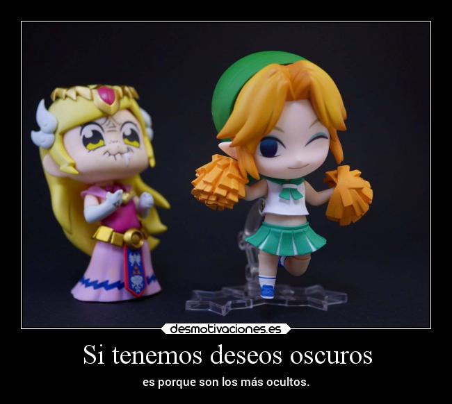 carteles deseos deseos oscuros ocultos link zelda erosekai desmotivaciones