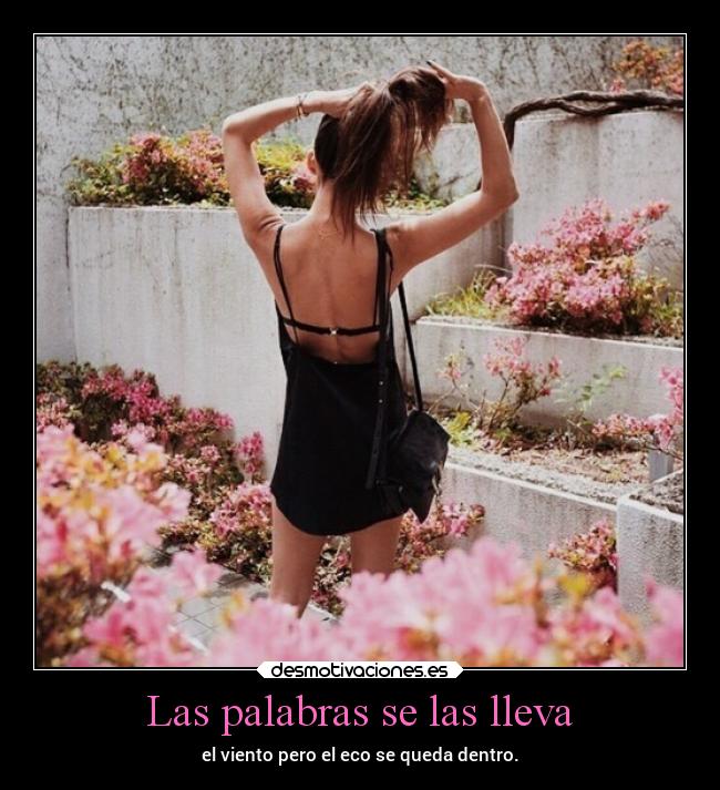 Las palabras se las lleva -