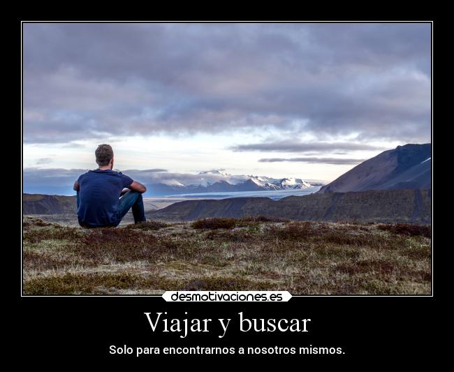 Viajar y buscar -