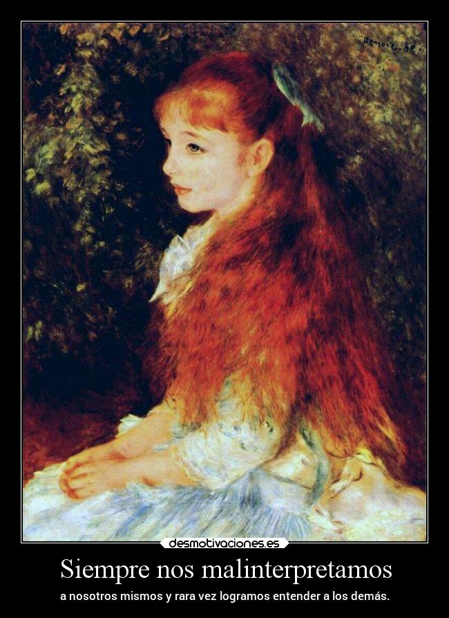 carteles frases oscarwilde pierre auguste renoir desmotivaciones