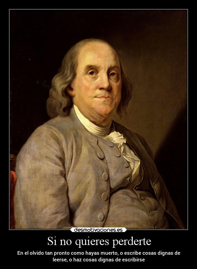 Si no quieres perderte -