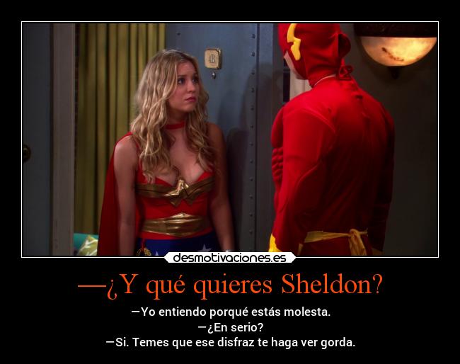 carteles humor television thebigbangtheory bang theory sheldon penny desmotivaciones