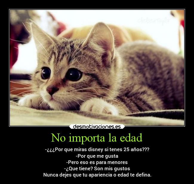 No importa la edad -