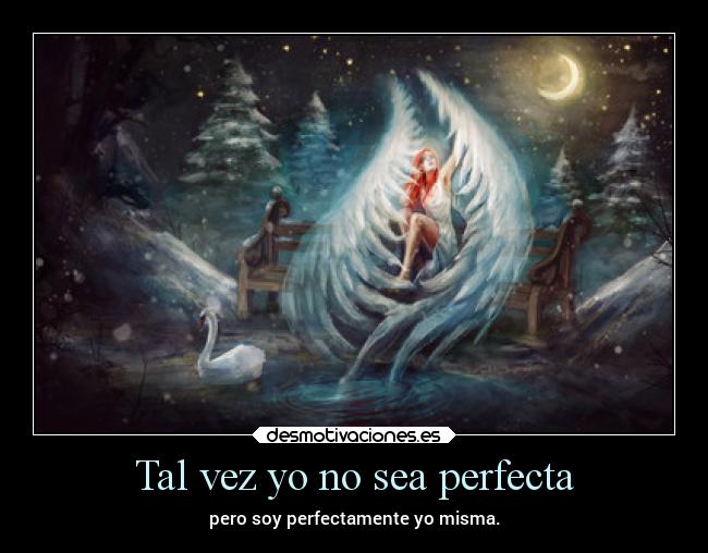 Tal vez yo no sea perfecta -