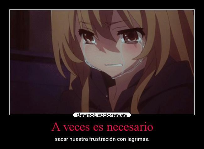 A veces es necesario -