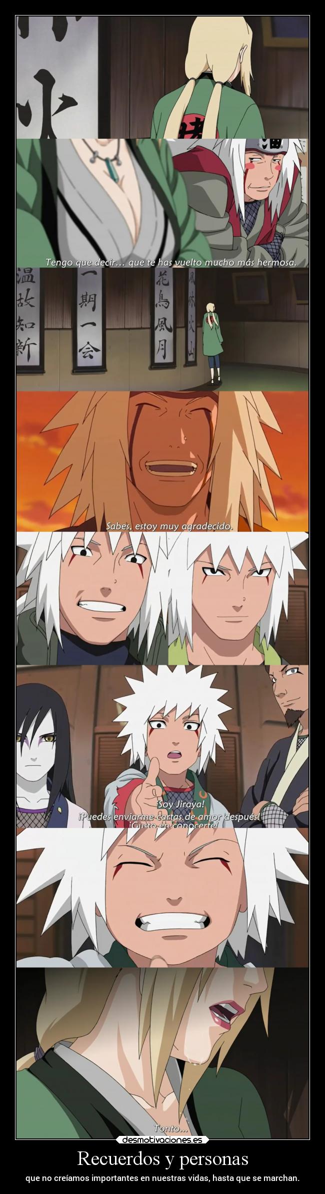 carteles recuerdos anime recordar persona raptorhunters importante marchar partir desmotivaciones