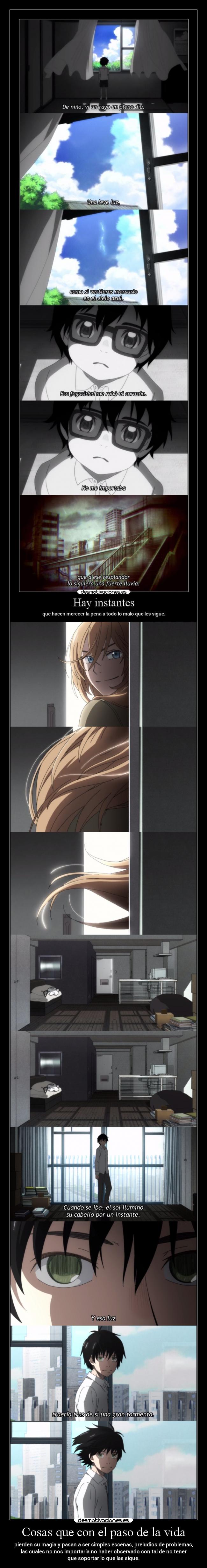 Cosas que con el paso de la vida - 