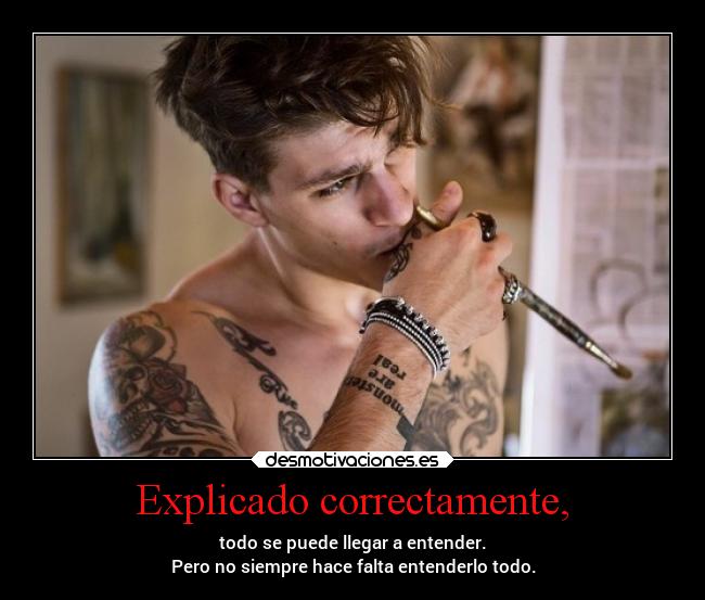 Explicado correctamente, -