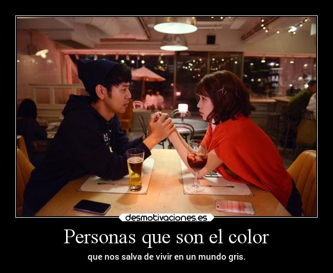 Personas que son el color -